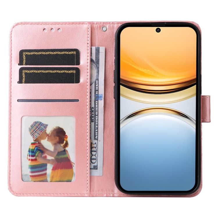 For vivo Y300 Pro Embossed Sunflower Leather Phone Case