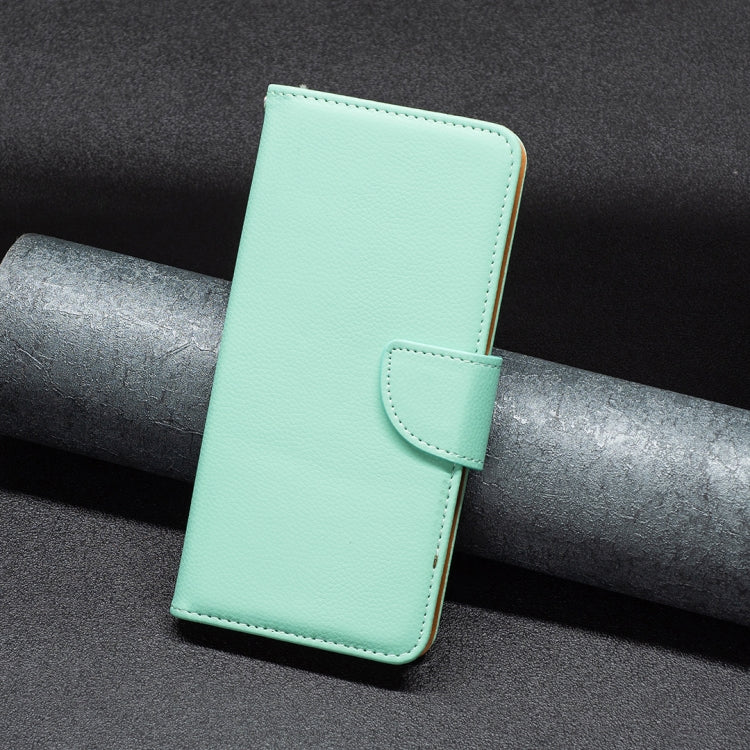 For iPhone 16 Pro Max Litchi Texture Pure Color Flip Leather Phone Case