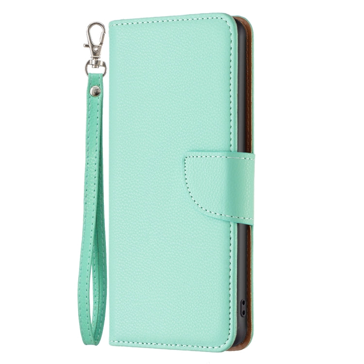 For iPhone 16 Pro Max Litchi Texture Pure Color Flip Leather Phone Case