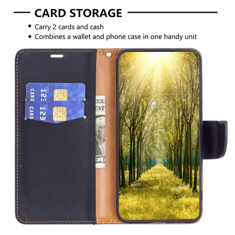 For iPhone 16 Pro Max Litchi Texture Pure Color Flip Leather Phone Case