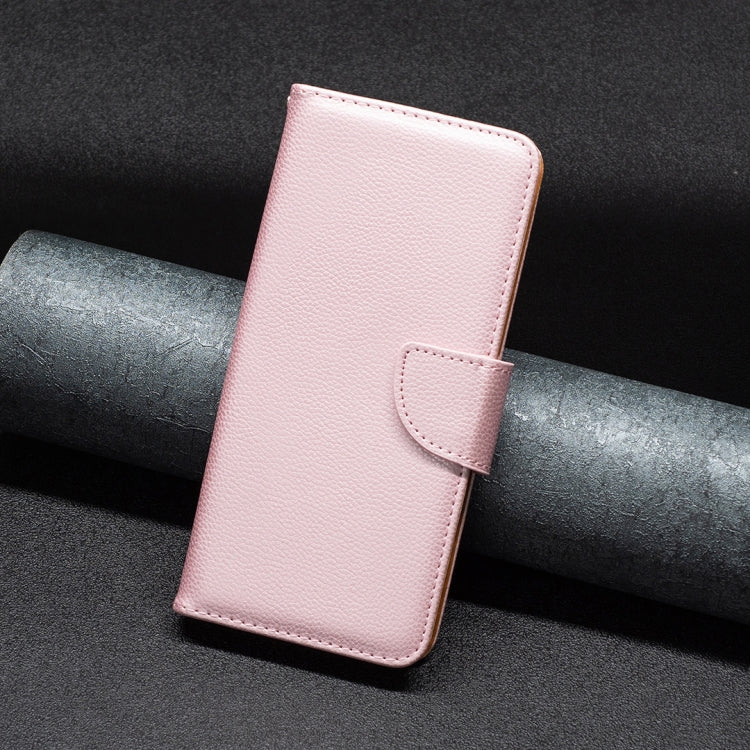For iPhone 16 Pro Max Litchi Texture Pure Color Flip Leather Phone Case