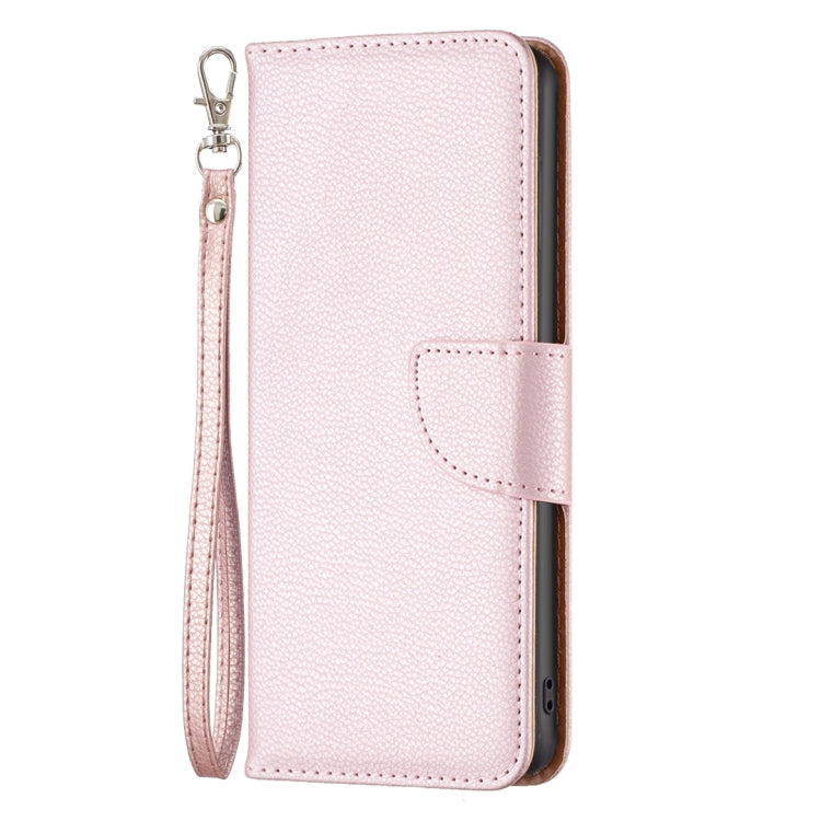 For iPhone 16 Pro Max Litchi Texture Pure Color Flip Leather Phone Case