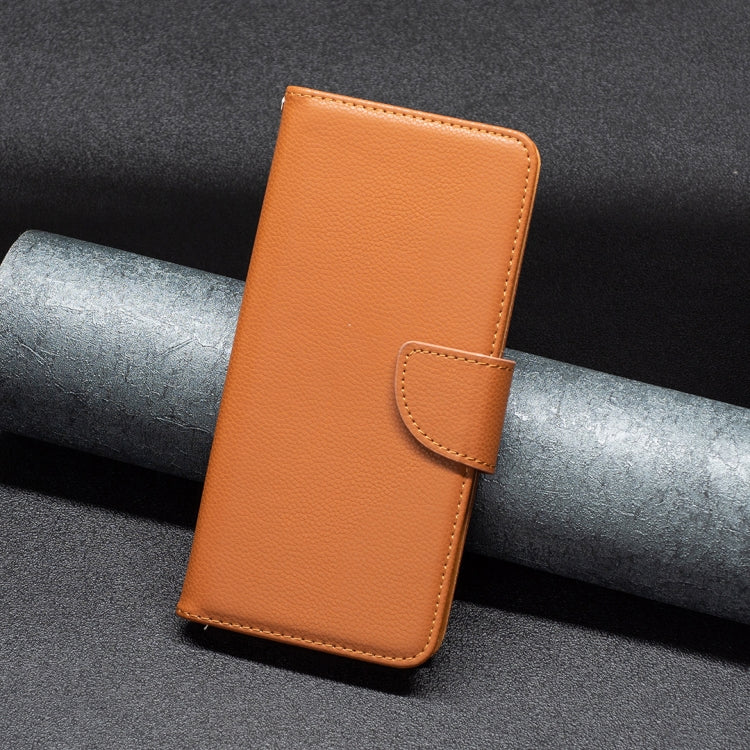 For iPhone 16 Pro Litchi Texture Pure Color Flip Leather Phone Case