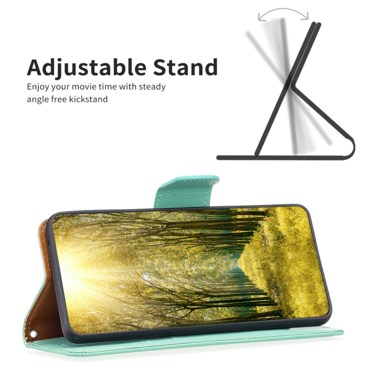 For iPhone 16 Litchi Texture Pure Color Flip Leather Phone Case