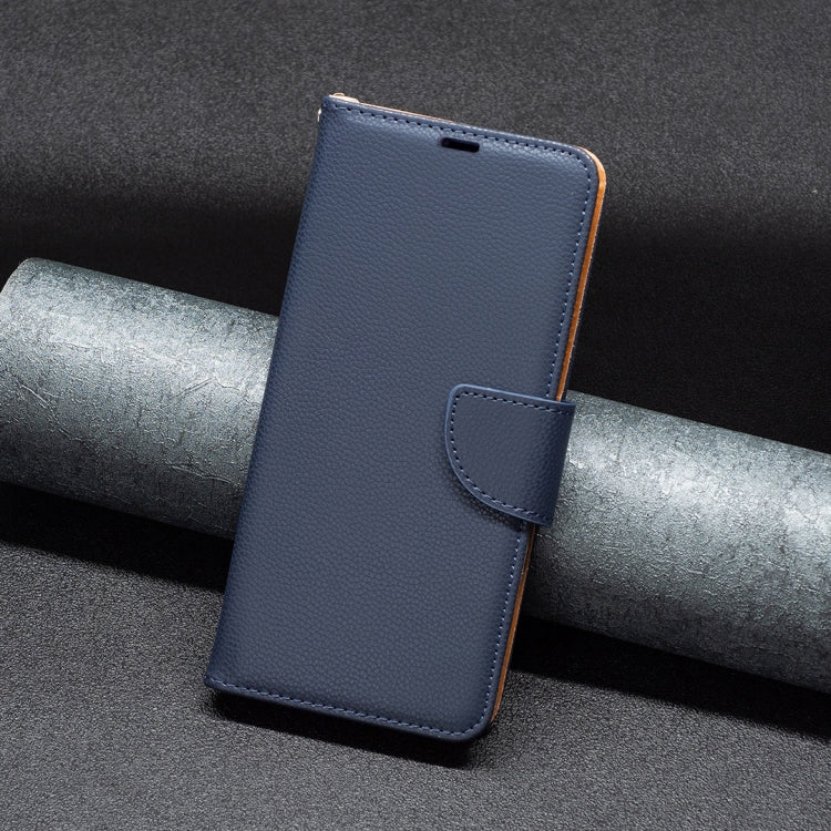 For iPhone 16 Litchi Texture Pure Color Flip Leather Phone Case