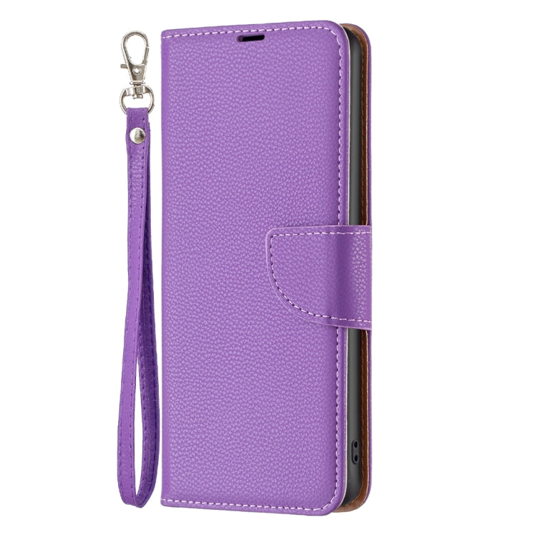 For iPhone 16 Plus Litchi Texture Pure Color Flip Leather Phone Case