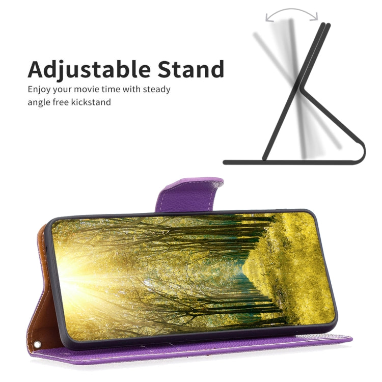 For iPhone 16 Plus Litchi Texture Pure Color Flip Leather Phone Case