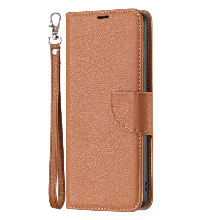 For iPhone 16 Plus Litchi Texture Pure Color Flip Leather Phone Case