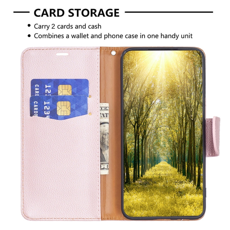 For iPhone 16 Plus Litchi Texture Pure Color Flip Leather Phone Case