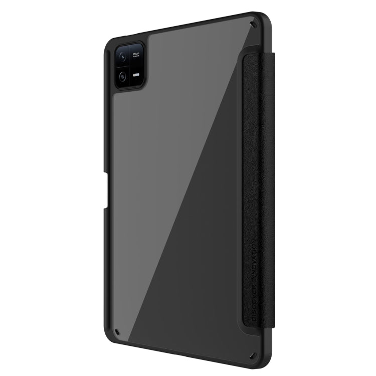 For Xiaomi Pad 6 / Pad 6 Pro NILLKIN PC + TPU Horizontal Flip Leather Tablet Case with Holder(Black)