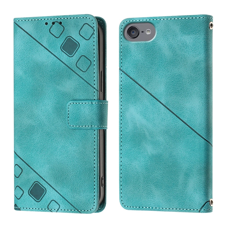For iPod Touch 7 / 6 / 5 Skin-feel Embossed Leather Phone Case