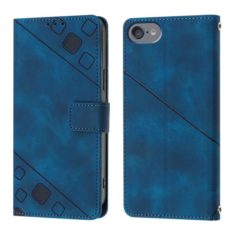 For iPod Touch 7 / 6 / 5 Skin-feel Embossed Leather Phone Case