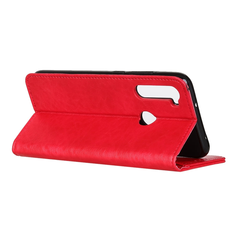 For HTC Desire 20 Pro Magnetic Crazy Horse Texture Horizontal Flip Leather Case with Holder & Card Slots & Wallet