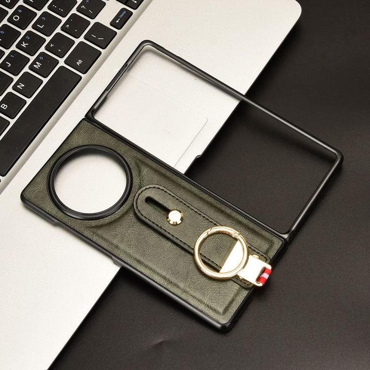 For vivo X Fold3 Wristband Leather Back Phone Case
