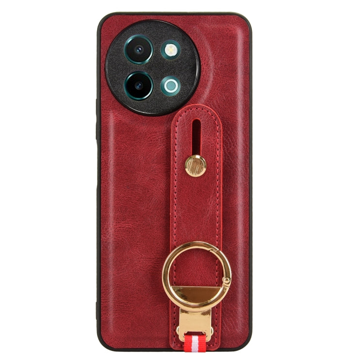 For vivo Y38 5G / Y200i 5G Wristband Leather Back Phone Case