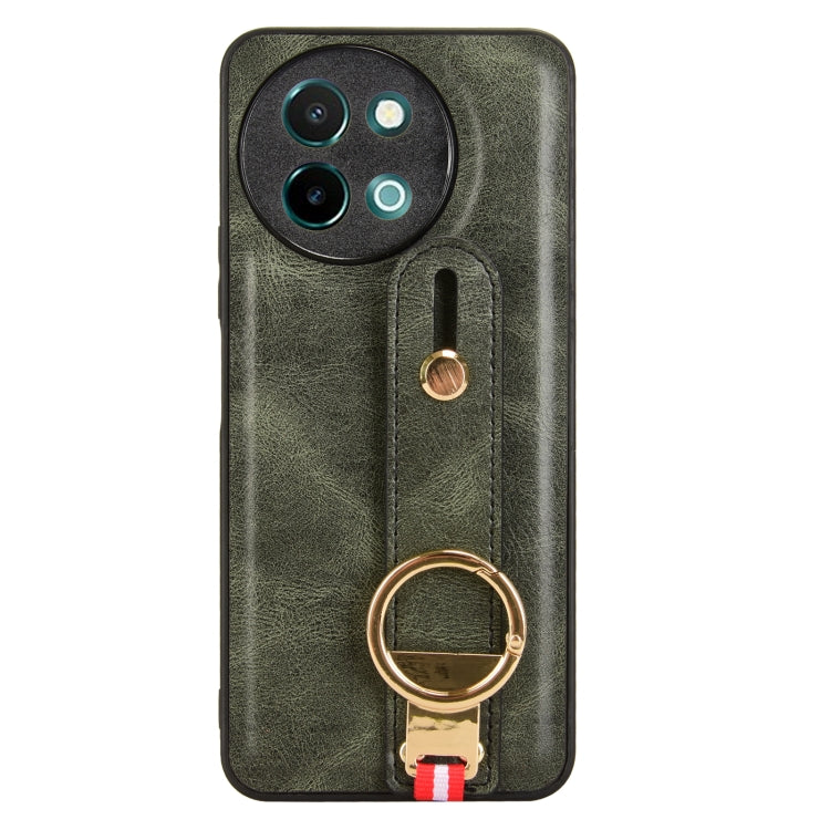 For vivo Y38 5G / Y200i 5G Wristband Leather Back Phone Case