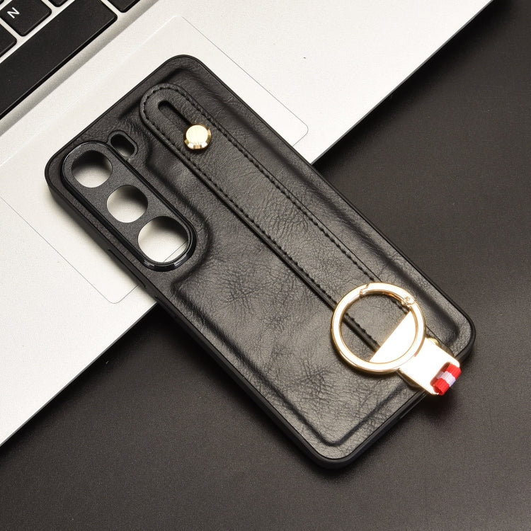 For vivo V40 Lite 5G / 4G IDN Wristband Leather Back Phone Case