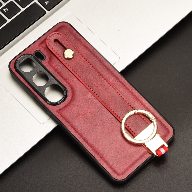 For vivo V40 Lite 5G / 4G IDN Wristband Leather Back Phone Case