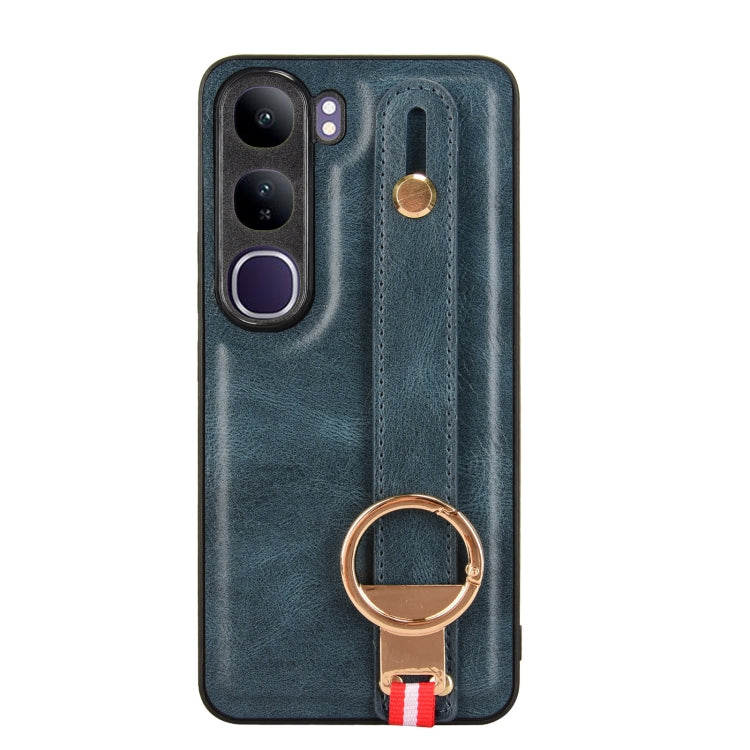 For vivo V40 Lite 5G / 4G IDN Wristband Leather Back Phone Case