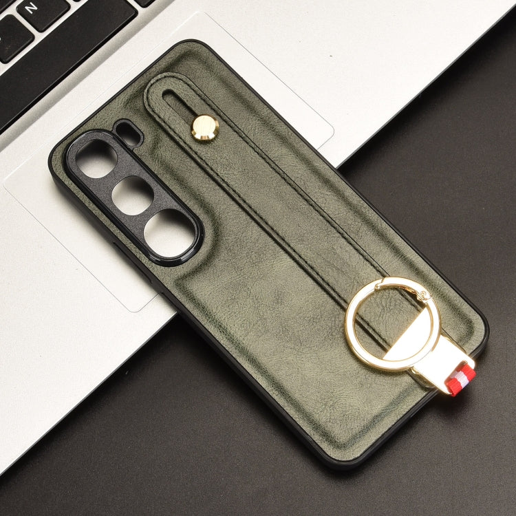 For vivo V40 Lite 5G / 4G IDN Wristband Leather Back Phone Case