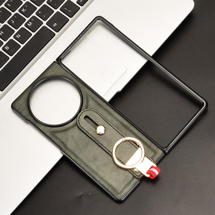 For vivo X Fold5 Wristband Leather Back Phone Case