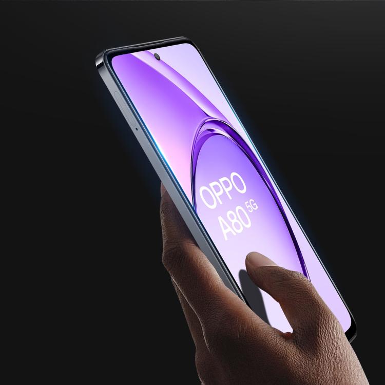For OPPO A80 5G 10pcs DUX DUCIS 0.33mm 9H Medium Alumina Tempered Glass Film