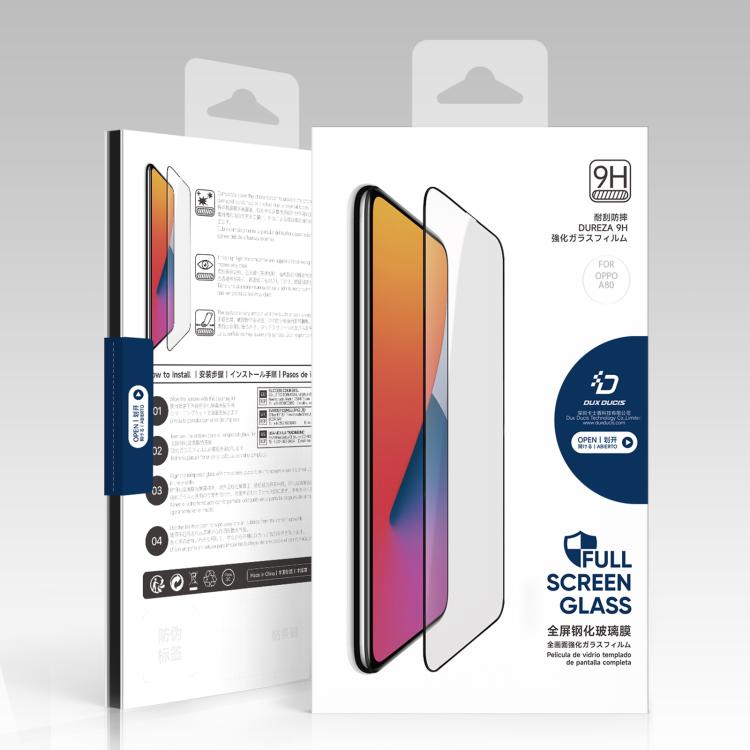 For OPPO A80 5G 10pcs DUX DUCIS 0.33mm 9H Medium Alumina Tempered Glass Film