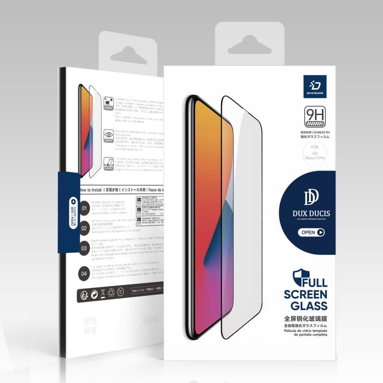 For OPPO Reno13 Pro 10pcs DUX DUCIS 0.33mm 9H Medium Alumina Tempered Glass Film