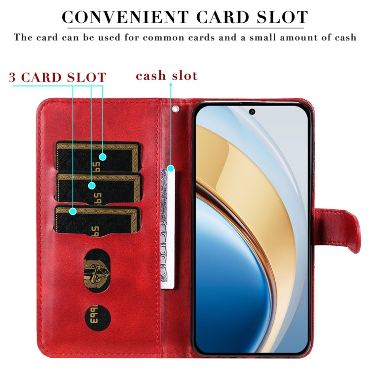 For vivo V40 Lite 4G / 5G IDN Fashion Calf Texture Zipper Leather Phone Case