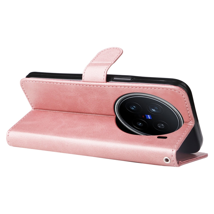 For vivo X200 Pro Fashion Calf Texture Zipper Leather Phone Case