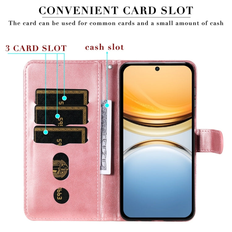 For vivo Y300 Pro Fashion Calf Texture Zipper Leather Phone Case