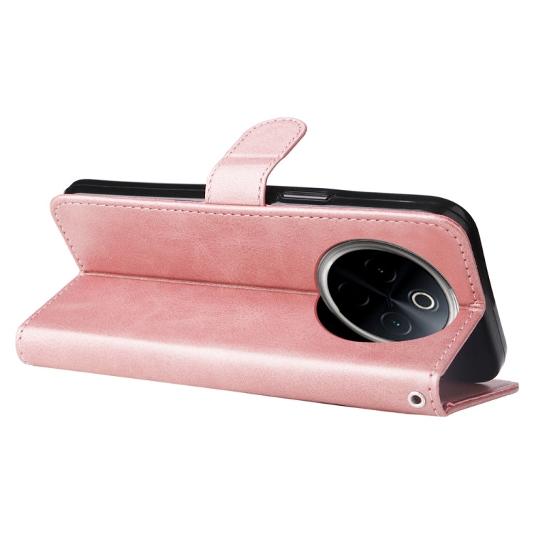 For vivo Y300 Pro Fashion Calf Texture Zipper Leather Phone Case