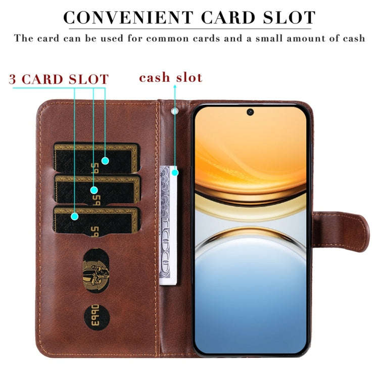 For vivo Y300 Pro Fashion Calf Texture Zipper Leather Phone Case