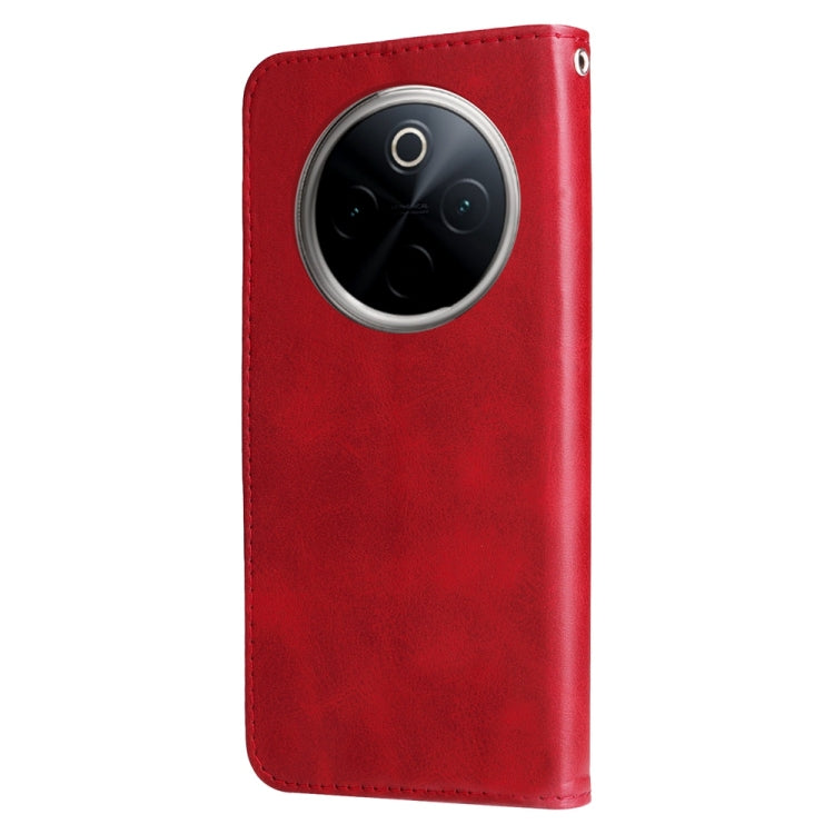 For vivo Y300 Pro Fashion Calf Texture Zipper Leather Phone Case