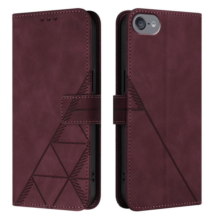 For iPod Touch 7 / 6 / 5 Crossbody 3D Embossed Flip Leather Phone Case