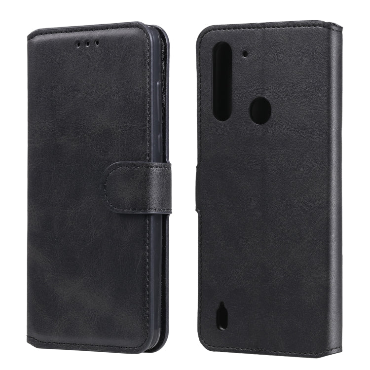 For Motorola Moto G8 Power Lite Classic Calf Texture PU + TPU Horizontal Flip Leather Case, with Holder & Card Slots & Wallet