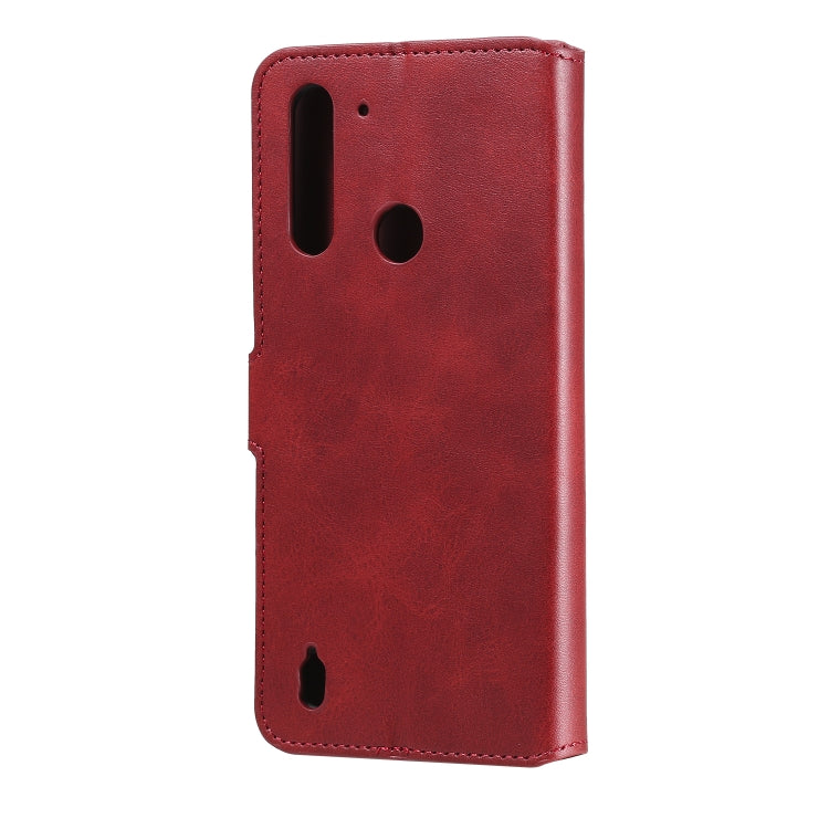 For Motorola Moto G8 Power Lite Classic Calf Texture PU + TPU Horizontal Flip Leather Case, with Holder & Card Slots & Wallet