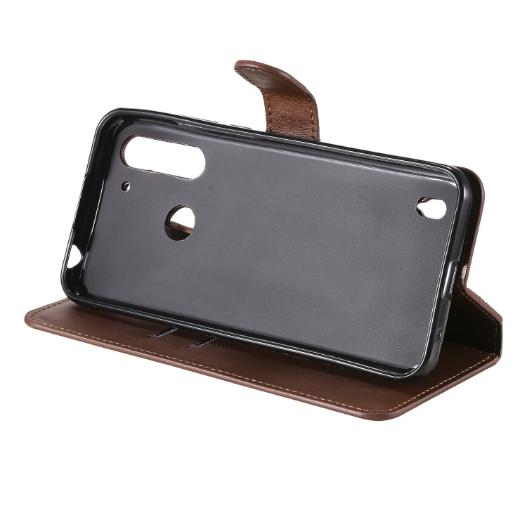 For Motorola Moto G8 Power Lite Classic Calf Texture PU + TPU Horizontal Flip Leather Case, with Holder & Card Slots & Wallet