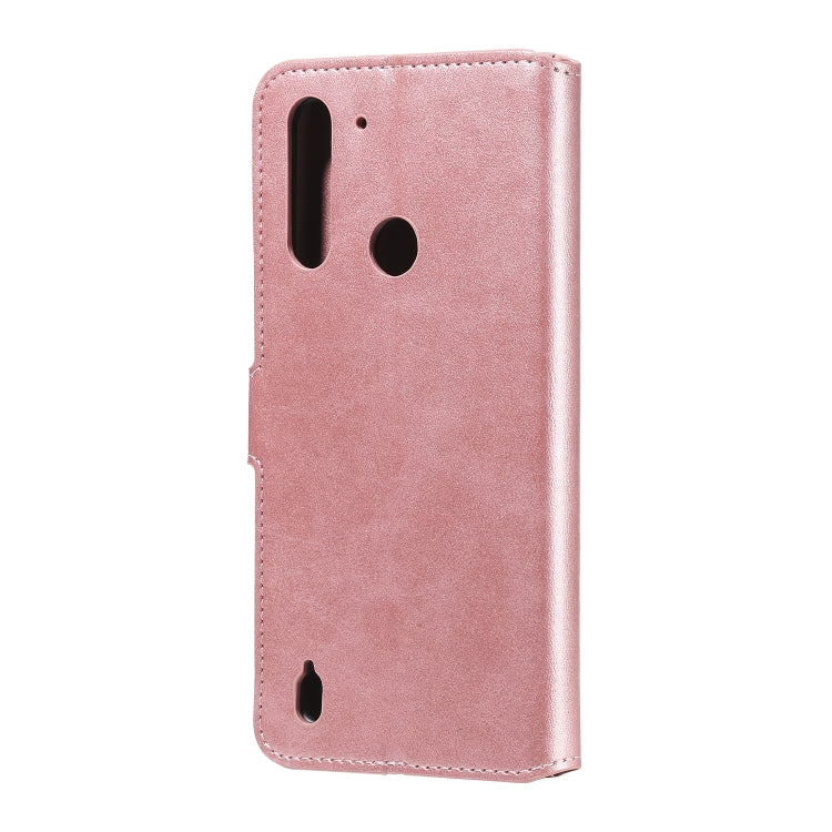 For Motorola Moto G8 Power Lite Classic Calf Texture PU + TPU Horizontal Flip Leather Case, with Holder & Card Slots & Wallet