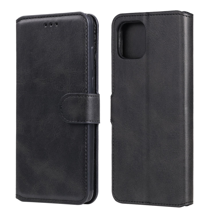For OPPO A92s Classic Calf Texture PU + TPU Horizontal Flip Leather Case, with Holder & Card Slots & Wallet