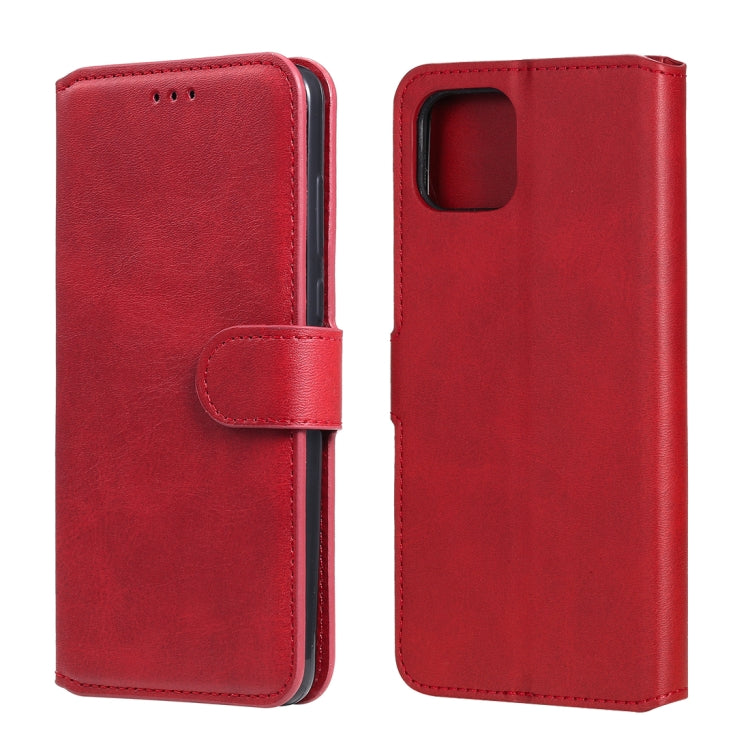 For OPPO A92s Classic Calf Texture PU + TPU Horizontal Flip Leather Case, with Holder & Card Slots & Wallet