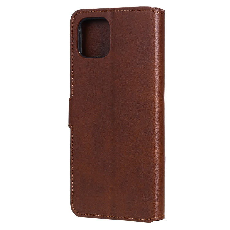 For OPPO A92s Classic Calf Texture PU + TPU Horizontal Flip Leather Case, with Holder & Card Slots & Wallet