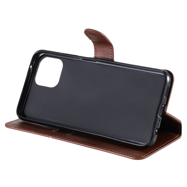 For OPPO A92s Classic Calf Texture PU + TPU Horizontal Flip Leather Case, with Holder & Card Slots & Wallet