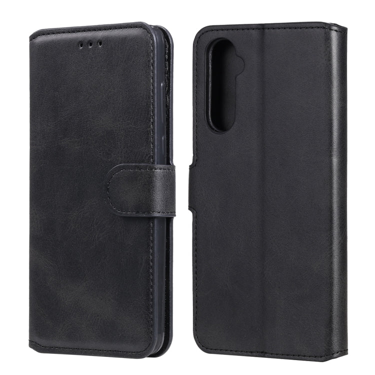 For OPPO Realme 6 Classic Calf Texture PU + TPU Horizontal Flip Leather Case, with Holder & Card Slots & Wallet