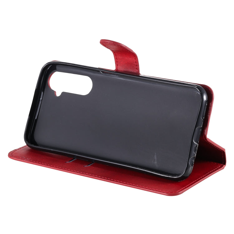 For OPPO Realme 6 Classic Calf Texture PU + TPU Horizontal Flip Leather Case, with Holder & Card Slots & Wallet