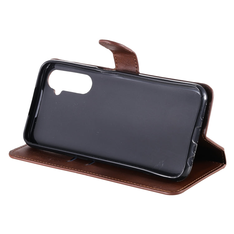 For OPPO Realme 6 Classic Calf Texture PU + TPU Horizontal Flip Leather Case, with Holder & Card Slots & Wallet