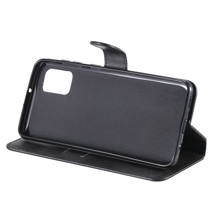 For Samsung Galaxy A31 Classic Calf Texture PU + TPU Horizontal Flip Leather Case, with Holder & Card Slots & Wallet