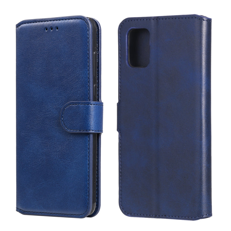 For Samsung Galaxy A31 Classic Calf Texture PU + TPU Horizontal Flip Leather Case, with Holder & Card Slots & Wallet