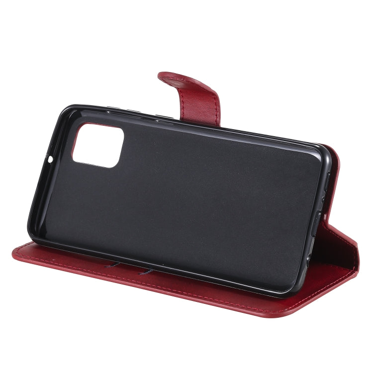 For Samsung Galaxy A31 Classic Calf Texture PU + TPU Horizontal Flip Leather Case, with Holder & Card Slots & Wallet