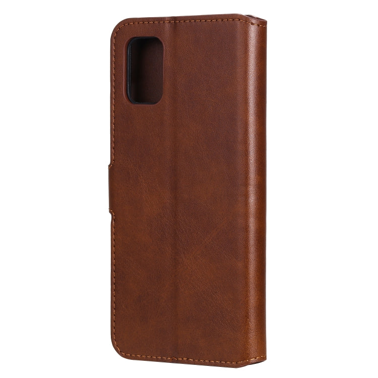 For Samsung Galaxy A31 Classic Calf Texture PU + TPU Horizontal Flip Leather Case, with Holder & Card Slots & Wallet